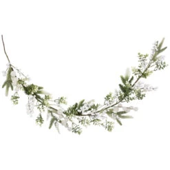 Northlight Glittered Berries And Eucalyptus Artificial Christmas Garland - 5' - Unlit 13 Northlight Glittered Berries And Eucalyptus Artificial Christmas Garland - 5' - Unlit -Winter Decor Store northlight yk95979 05 71833.1722387416