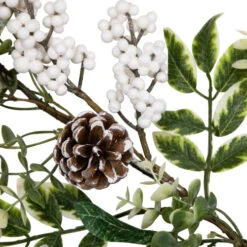 Northlight Real Touch™? Frosted Pinecones Artificial Christmas Garland - 5' X 10" - Unlit -Winter Decor Store northlight yk95991 04 52332.1722387417