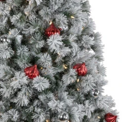 Northlight Pre-Lit Snowy Bristle Pine Artificial Christmas Tree - 7.5' - Warm White LED Lights 10 Northlight Pre-Lit Snowy Bristle Pine Artificial Christmas Tree - 7.5' - Warm White LED Lights -Winter Decor Store northlight z95344 0220use20for20z95343 21627.1704379351
