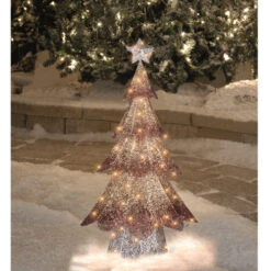 Northlight LED Lighted Mesh Christmas Tree Outdoor Decoration - 46" - Bronze Gold Finish 7 Northlight LED Lighted Mesh Christmas Tree Outdoor Decoration - 46" - Bronze Gold Finish -Winter Decor Store northlight20d2018 30322rg 48 30818.1606531189