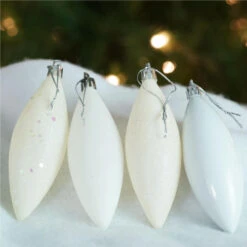 8ct Winter White Shatterproof 4-Finish Christmas Finial Drop Ornaments 5.5" 5 8ct Winter White Shatterproof 4-Finish Christmas Finial Drop Ornaments 5.5" -Winter Decor Store northlight20n500101k82684 2 28558.1663947190