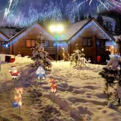 Northlight Set Of 4 Lighted Rudolph And Friends Christmas Pathway Markers - Clear Lights -Winter Decor Store northlight20pw2046436 artwork202 38621.1715287067