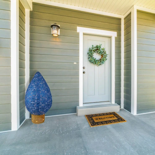 Northlight LED Lighted Retro Light Bulb Outdoor Christmas Decoration - 32" - Blue 4 Northlight LED Lighted Retro Light Bulb Outdoor Christmas Decoration - 32" - Blue - Image 4