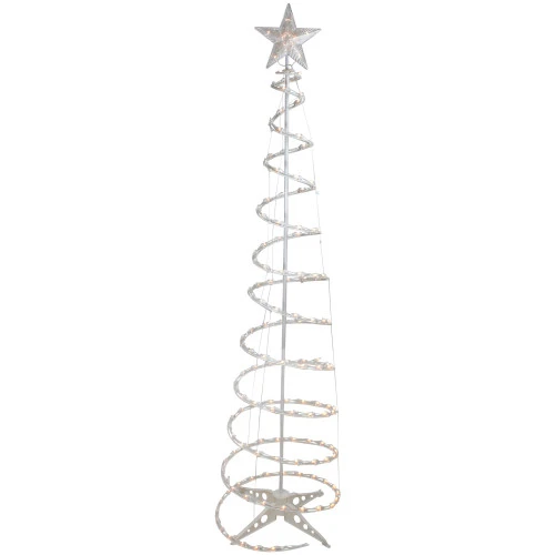 Northlight 6' Pre-Lit Spiral Christmas Tree - Clear Lights 1 Northlight 6' Pre-Lit Spiral Christmas Tree - Clear Lights