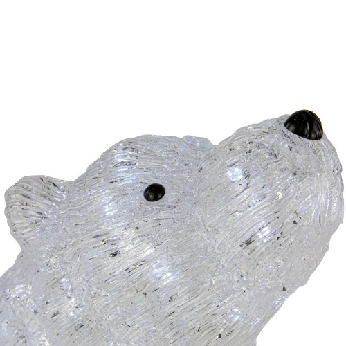 Northlight LED Lighted Commercial Grade Acrylic Polar Bear Outdoor Christmas Decoration - 18.5" - Pure White Lights 6 Northlight LED Lighted Commercial Grade Acrylic Polar Bear Outdoor Christmas Decoration - 18.5" - Pure White Lights - Image 6