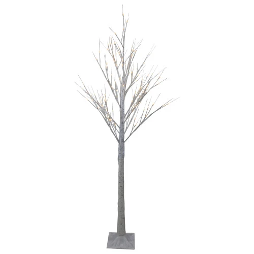 Northlight LED Lighted Christmas Birch Twig Tree Outdoor Decoration - 6' - Warm White Lights 1 Northlight LED Lighted Christmas Birch Twig Tree Outdoor Decoration - 6' - Warm White Lights