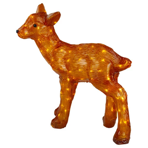 Northlight LED Lighted Commercial Grade Acrylic Reindeer Christmas Display Decoration - 23" - Warm White Lights 4 Northlight LED Lighted Commercial Grade Acrylic Reindeer Christmas Display Decoration - 23" - Warm White Lights - Image 4