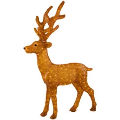 Northlight LED Lighted Commercial Grade Acrylic Reindeer Outdoor Christmas Decoration - 46" -Winter Decor Store northlight a92004 0220copy 33538.1692198825
