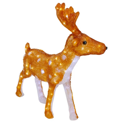 Northlight LED Lighted Commercial Grade Acrylic Reindeer Outdoor Christmas Decoration - 24" - Warm White 3 Northlight LED Lighted Commercial Grade Acrylic Reindeer Outdoor Christmas Decoration - 24" - Warm White - Image 3