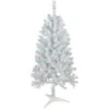Northlight 4' Pre-Lit White Artificial Christmas Tree, Green Lights