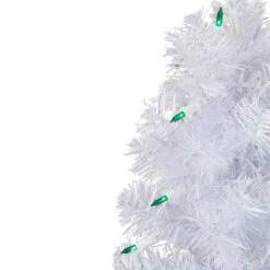 Northlight 2' Pre-Lit Slim White Artificial Christmas Tree - Green Lights -Winter Decor Store northlight b03903 2 63871.1632848643