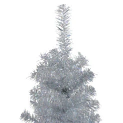 4' Holographic Silver Tinsel Slim Artificial Christmas Tree - Unlit 6 4' Holographic Silver Tinsel Slim Artificial Christmas Tree - Unlit -Winter Decor Store northlight b83506 1 84419.1607482679