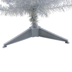 4' Holographic Silver Tinsel Slim Artificial Christmas Tree - Unlit 7 4' Holographic Silver Tinsel Slim Artificial Christmas Tree - Unlit -Winter Decor Store northlight b83506 3 88136.1607482679