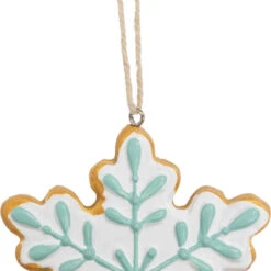 3.75" White And Green Christmas Snowflake Ornament 9 3.75" White And Green Christmas Snowflake Ornament -Winter Decor Store northlight cb94893 03 78341.1695052445