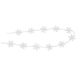 Northlight 4' White Felt Winter Snowflake Garland -Winter Decor Store northlight da92489 2new 09293.1661972786