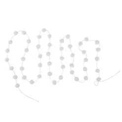 Northlight 9' White Plush Snowball Christmas Garland -Winter Decor Store northlight da92493 2 87839.1665611638