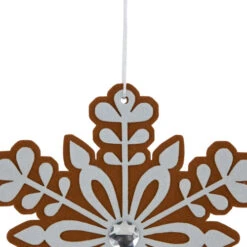 Northlight 10" Gingerbread And White Snowflake Christmas Ornament - 10" 7 Northlight 10" Gingerbread And White Snowflake Christmas Ornament - 10" -Winter Decor Store northlight df94829 2 89158.1693409621