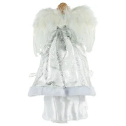 Northlight 18" Lighted White And Silver Angel In A Dress Christmas Tree Topper - Warm White Lights 9 Northlight 18" Lighted White And Silver Angel In A Dress Christmas Tree Topper - Warm White Lights -Winter Decor Store northlight e90897 4new 92958.1666943000