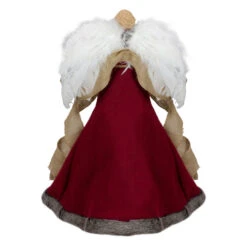 Northlight 18" Green And Brown Angel In A Dress Christmas Tree Topper - Unlit -Winter Decor Store northlight e90899 2 50977.1604023644