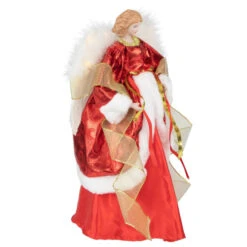 Northlight Angel With Lighted Wings Christmas Tree Topper - 14" - Red And White -Winter Decor Store northlight e94087 3 46056.1667484957