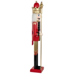 Northlight Commercial Size Christmas Nutcracker King With Scepter - 6' - Red, Black And Gold -Winter Decor Store northlight f97149 2 82522.1665519675