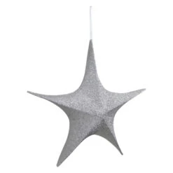 Tinsel Foldable Glitter Christmas Star Outdoor Decoration - 25.5" - Silver 6 Tinsel Foldable Glitter Christmas Star Outdoor Decoration - 25.5" - Silver -Winter Decor Store northlight fa90747 1 92065.1665610436