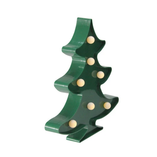 Northlight 8.75" Green Christmas Tree Marquee Wall Sign 4 Northlight 8.75" Green Christmas Tree Marquee Wall Sign - Image 4