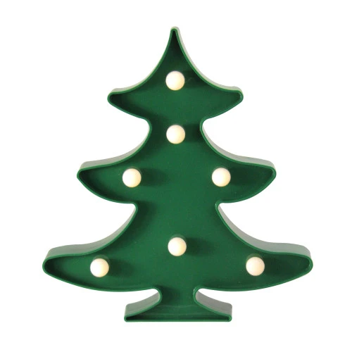 Northlight 8.75" Green Christmas Tree Marquee Wall Sign 3 Northlight 8.75" Green Christmas Tree Marquee Wall Sign - Image 3
