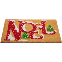 Northlight Brown And Red "Noel" Natural Coir Outdoor Christmas Doormat 18" X 30" -Winter Decor Store northlight fw94659 2 29378.1693409625