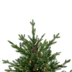 Northlight Real Touch™? Pre-Lit Potted Deluxe Russian Pine Artificial Christmas Tree - 6' - Warm White LED Lights -Winter Decor Store northlight gb20ytp457 gr 3 05517.1696436027