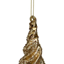 Northlight 8.25" Shiny Gold Textured Finial Christmas Ornament -Winter Decor Store northlight gb90484 1 82634.1670662514