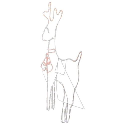 Northlight 36" Lighted Standing Reindeer Silhouette Outdoor Christmas Decor 6 Northlight 36" Lighted Standing Reindeer Silhouette Outdoor Christmas Decor - Image 6