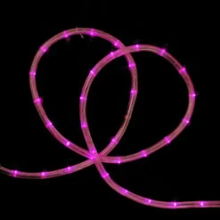 Sienna 18' Pink LED Outdoor Christmas Rope Lights