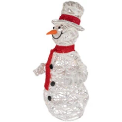 Northlight Lighted Glittered Rattan Snowman Outdoor Christmas Decoration - 28" - Clear Lights 10 Northlight Lighted Glittered Rattan Snowman Outdoor Christmas Decoration - 28" - Clear Lights -Winter Decor Store northlight h85109 3new 71470.1670576253