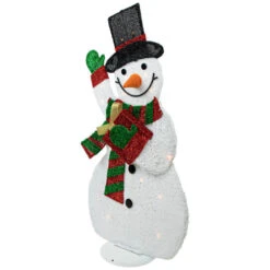 Northlight Lighted Waving Snowman Outdoor Christmas Decoration - 32" - Clear Lights -Winter Decor Store northlight h85210 03 49315.1689172109