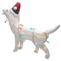Northlight LED Lighted Dachshund Dog In Santa Hat Outdoor Christmas Decoration - 32" - Multicolor 7 Northlight LED Lighted Dachshund Dog In Santa Hat Outdoor Christmas Decoration - 32" - Multicolor -Winter Decor Store northlight h92301 2 54795.1665174048