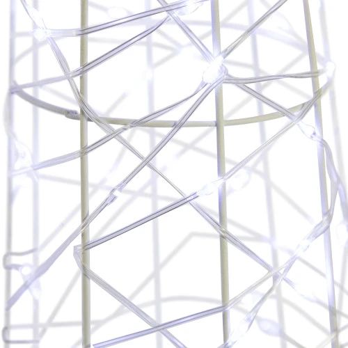 Northlight Set Of 3 LED Lighted Twinkling Cone Trees Christmas Yard Decoration - Cool White Lights 6 Northlight Set Of 3 LED Lighted Twinkling Cone Trees Christmas Yard Decoration - Cool White Lights - Image 6