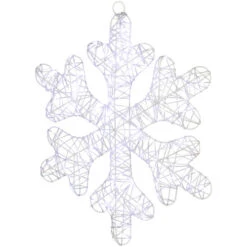 Northlight LED Lighted Twinkle Snowflake Outdoor Christmas Decoration - 23.5" - Cool White -Winter Decor Store northlight h94633 02 20688.1701883387