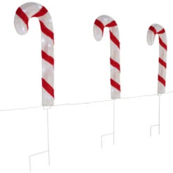 Northlight Lighted Candy Cane Christmas Pathway Lawn Stakes - 20" - Set Of 3 10 Northlight Lighted Candy Cane Christmas Pathway Lawn Stakes - 20" - Set Of 3 -Winter Decor Store northlight h95894 02 21663.1722387426