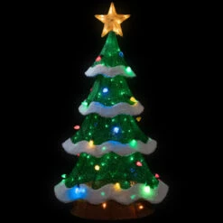 Northlight Lighted Christmas Tree Outdoor Yard Decoration - 50" - Green - Multi-Color LED -Winter Decor Store northlight h95914 onblack502727 01 27893.1727317580