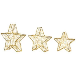 Northlight LED Lighted Stars Outdoor Christmas Decorations - 14" - Gold - Set Of 3 12 Northlight LED Lighted Stars Outdoor Christmas Decorations - 14" - Gold - Set Of 3 -Winter Decor Store northlight h96323 03 18581.1724289800