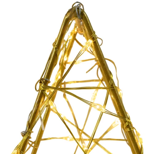 Northlight LED Lighted Stars Outdoor Christmas Decorations - 14" - Gold - Set Of 3 7 Northlight LED Lighted Stars Outdoor Christmas Decorations - 14" - Gold - Set Of 3 - Image 7