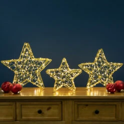 Northlight LED Lighted Stars Outdoor Christmas Decorations - 14" - Gold - Set Of 3 10 Northlight LED Lighted Stars Outdoor Christmas Decorations - 14" - Gold - Set Of 3 -Winter Decor Store northlight h96323 tabletop20style 01 15674.1724289800