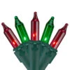 Northlight 100 Count Red And Green Mini Christmas Lights - 28.75' Green Wire