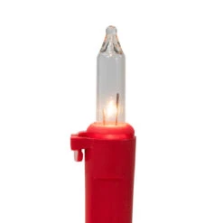 Northlight 50-Count Clear Mini Christmas Light Set - 10' Red Wire -Winter Decor Store northlight ha94002 ha94004 01 43952.1706899821