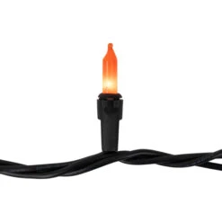 Northlight Mini Christmas Light Set - Orange - 20.25' Black Wire - 100ct 9 Northlight Mini Christmas Light Set - Orange - 20.25' Black Wire - 100ct -Winter Decor Store northlight ha94005 01 72846.1700759757