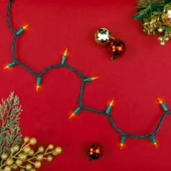 Northlight Mini Christmas Lights - Yellow - 20.25' Green Wire - 100ct -Winter Decor Store northlight ha95859 styled2. 60836.1709147717