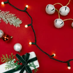 Northlight LED G12 Berry Christmas Lights - Warm White - 16' Black Wire - 50 Ct -Winter Decor Store northlight ha95865 styled2 55091.1709061165