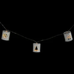 Northlight 10 B/O LED Warm White Metal Lantern Christmas Lights - 6.25' Clear Wire 9 Northlight 10 B/O LED Warm White Metal Lantern Christmas Lights - 6.25' Clear Wire -Winter Decor Store northlight hc90655 2 on20black 09064.1715114389