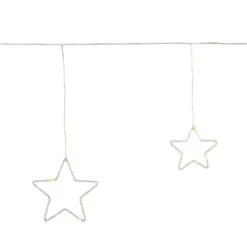 Kurt Adler LED Lighted Stars Christmas Garland, 4ft, Warm White Lights -Winter Decor Store northlight hc94499 2 23178.1668673768
